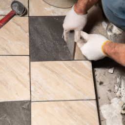 La pose de carreaux mosaïques en marbre par Pro Carreaux : un choix de qualité pour sublimer votre intérieur à Coueron